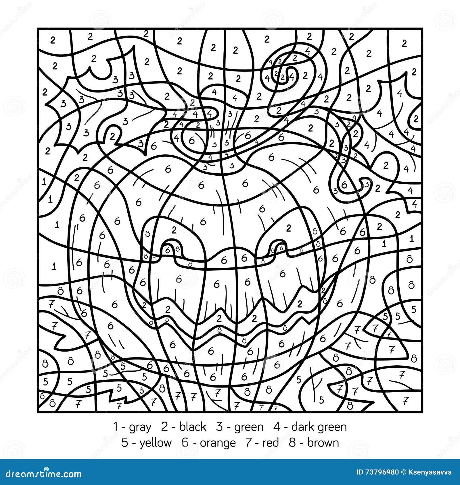 Ilovemy-gfs: Color By Number Halloween Coloring Pages