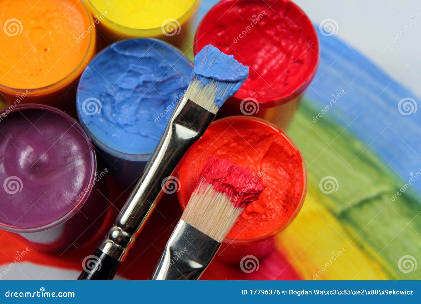 Color paint stock photo. Image of artistic, canvas, colorful - 17796376