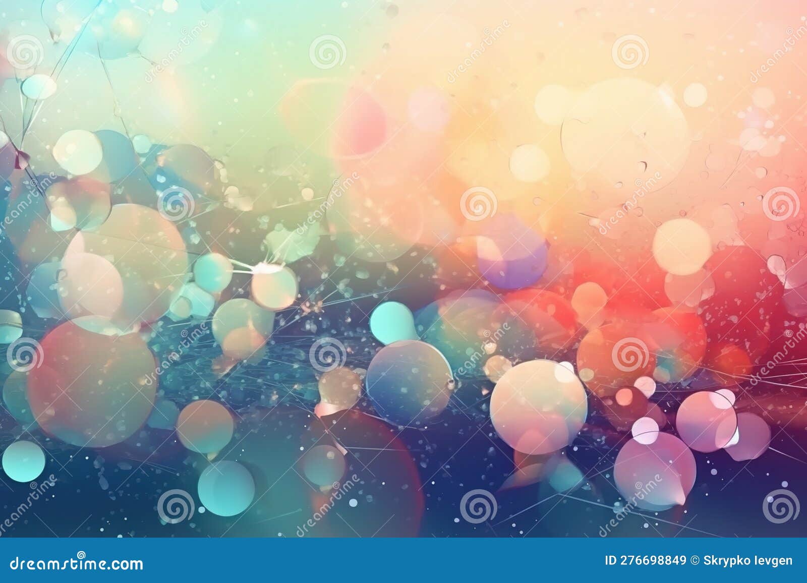 Color Paint Background in Pastel Colors Stock Illustration