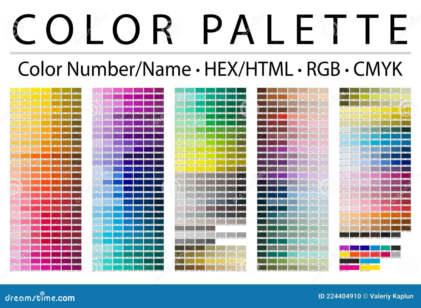 hexadecimal code chart