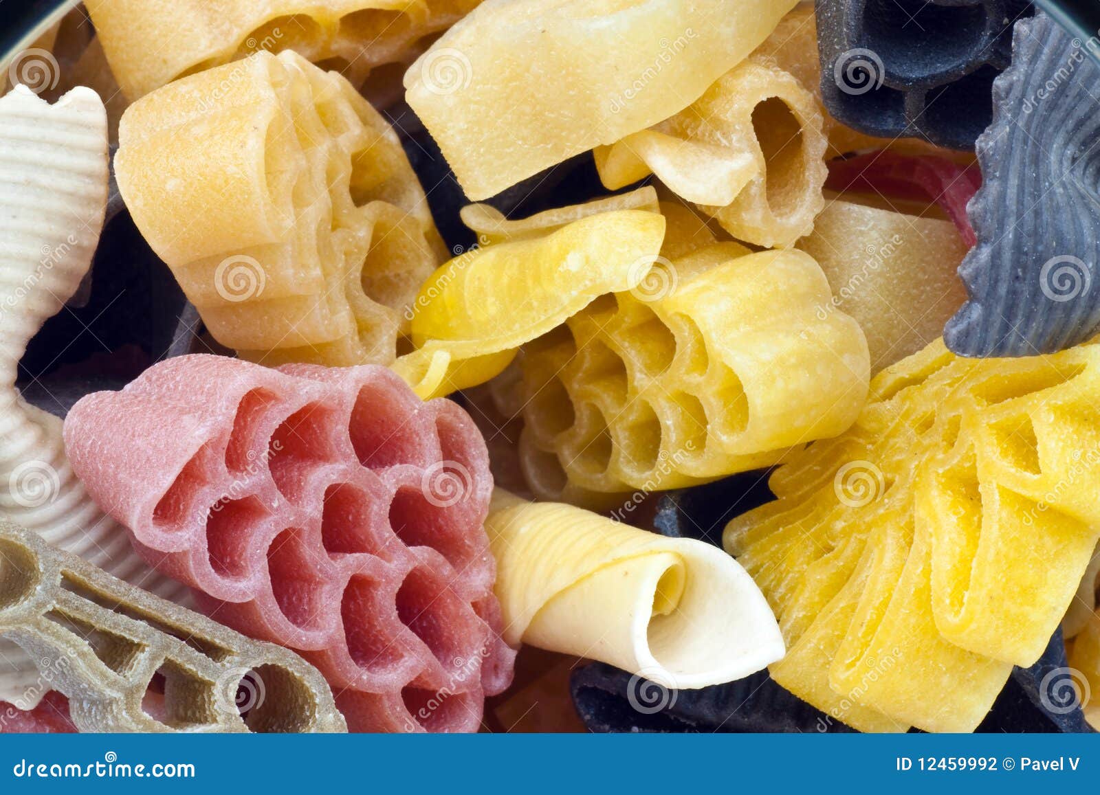 Color pasta stock photo. Image of italian, healthy, meal 12459992