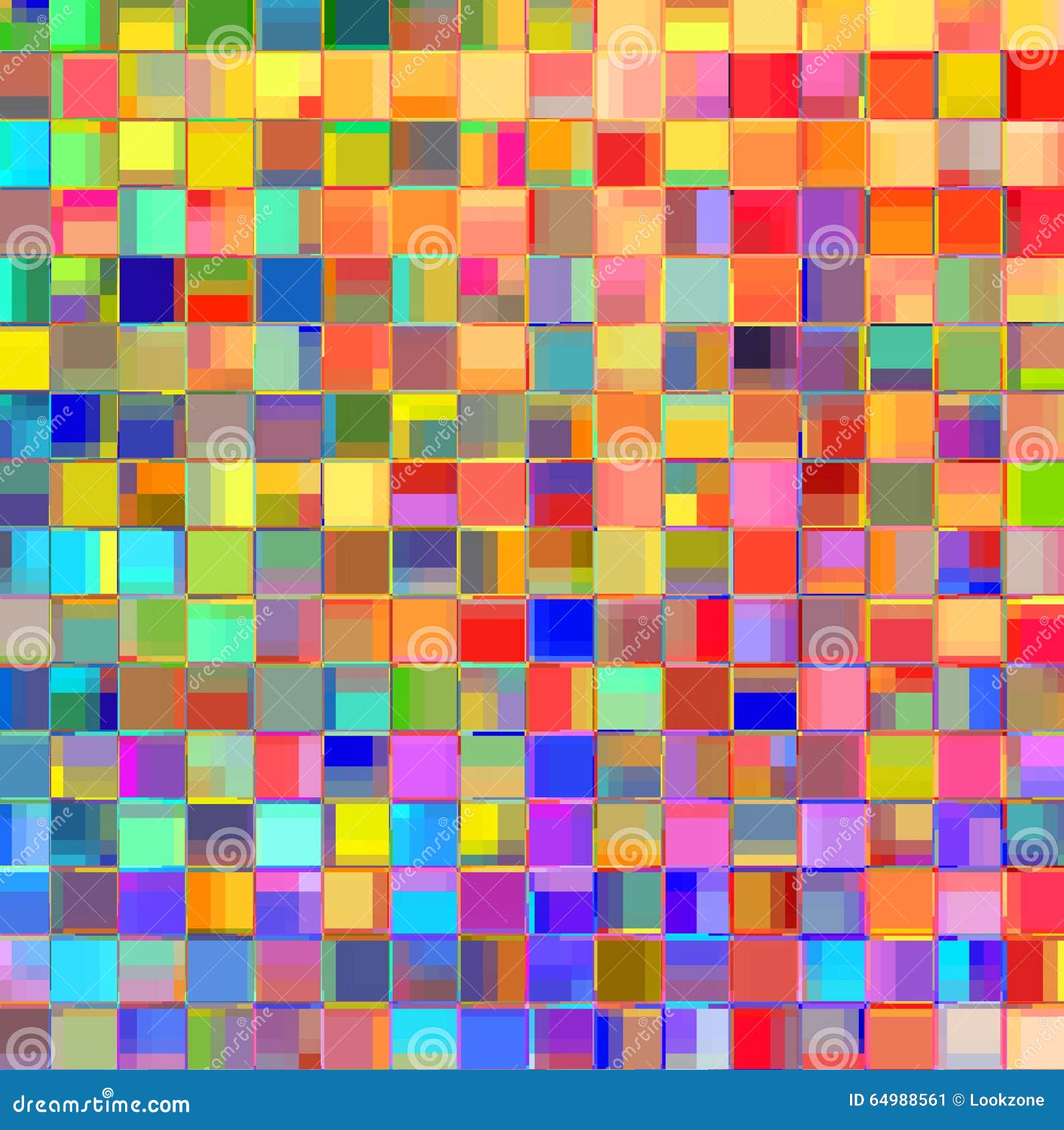 color patchwork abstract