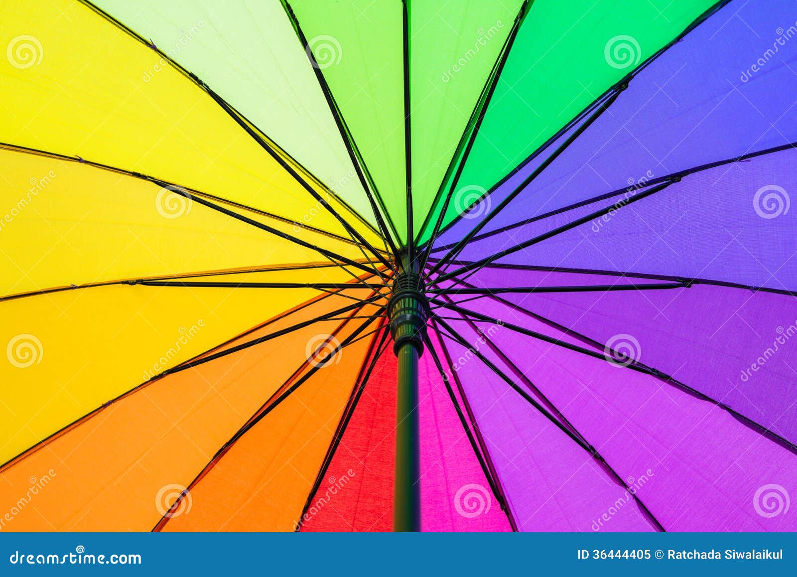 Color Pattern of an Umbrella Stock Image Image of rain, parasol 36444405