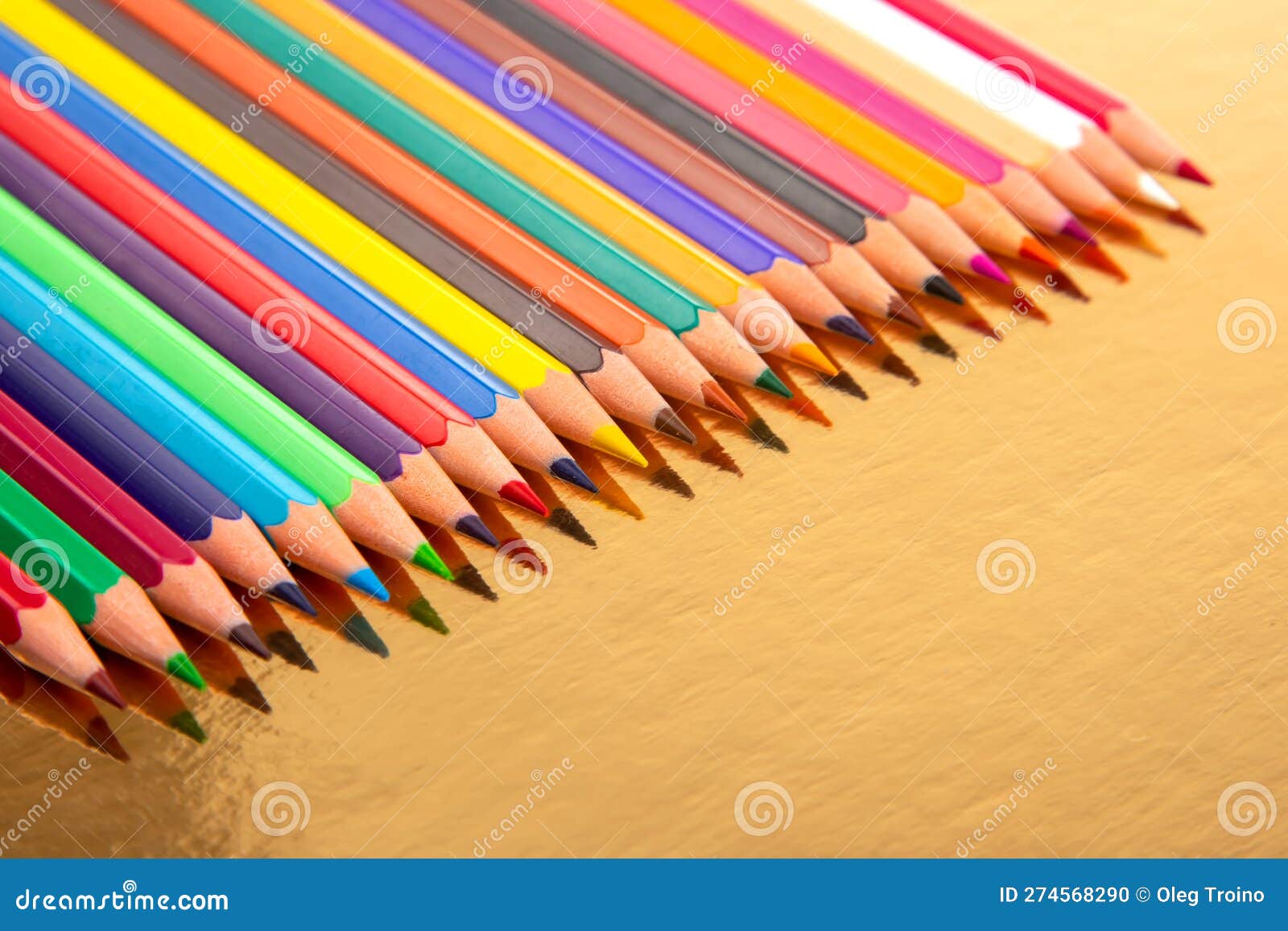 Color Pencil. Set of Colored Pencils for Drawing Stock Photo Image of color, paint 274568290