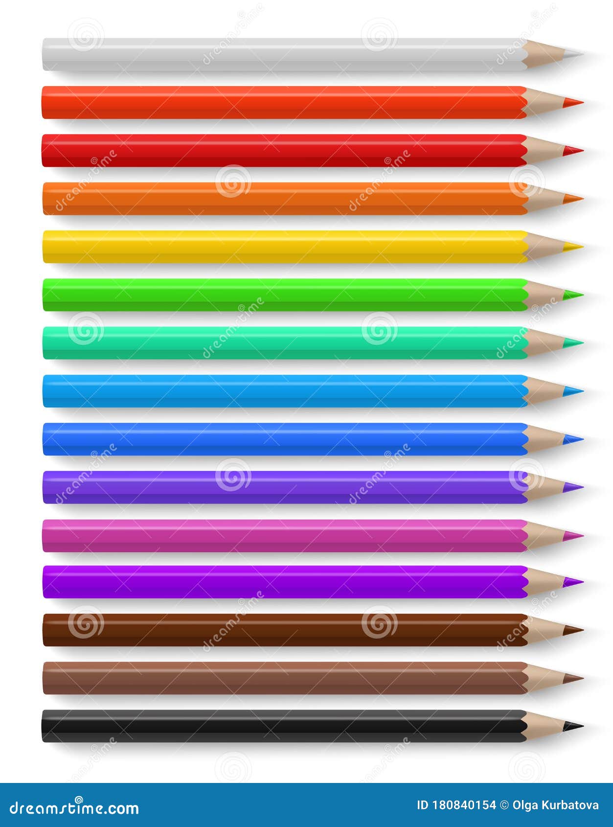 Rainbow colors order