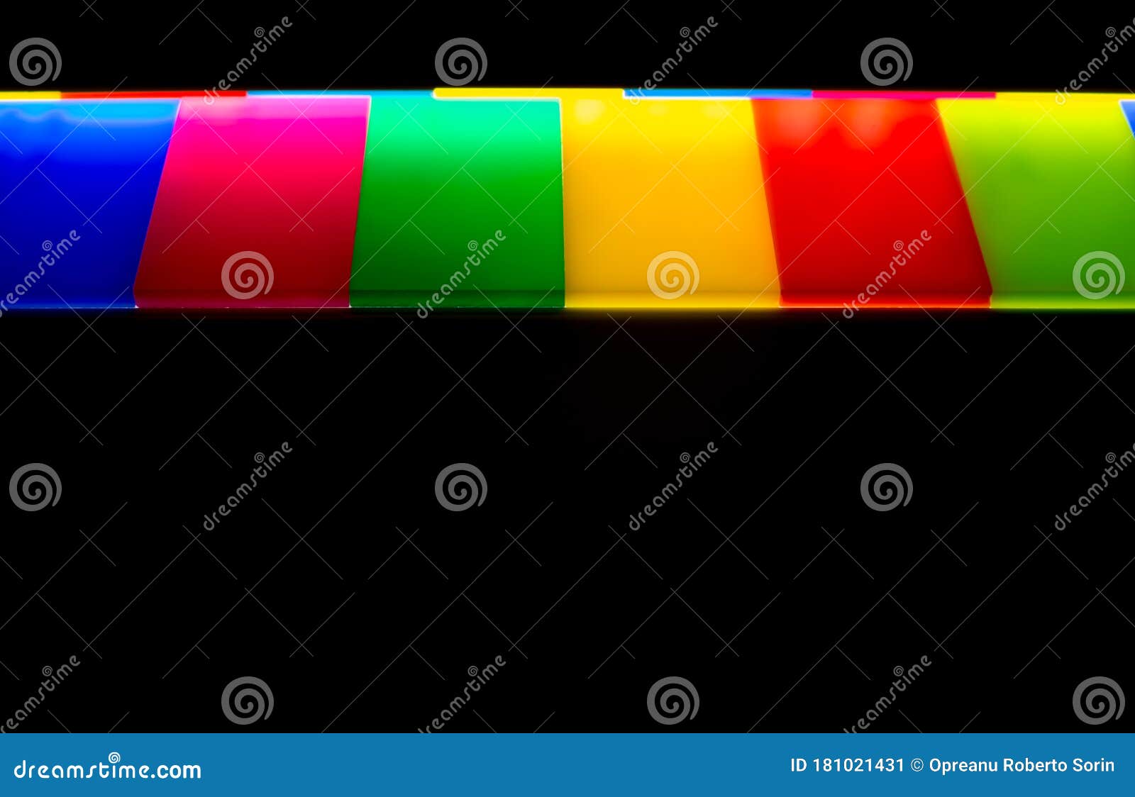 color plastic  plexiglas backlit