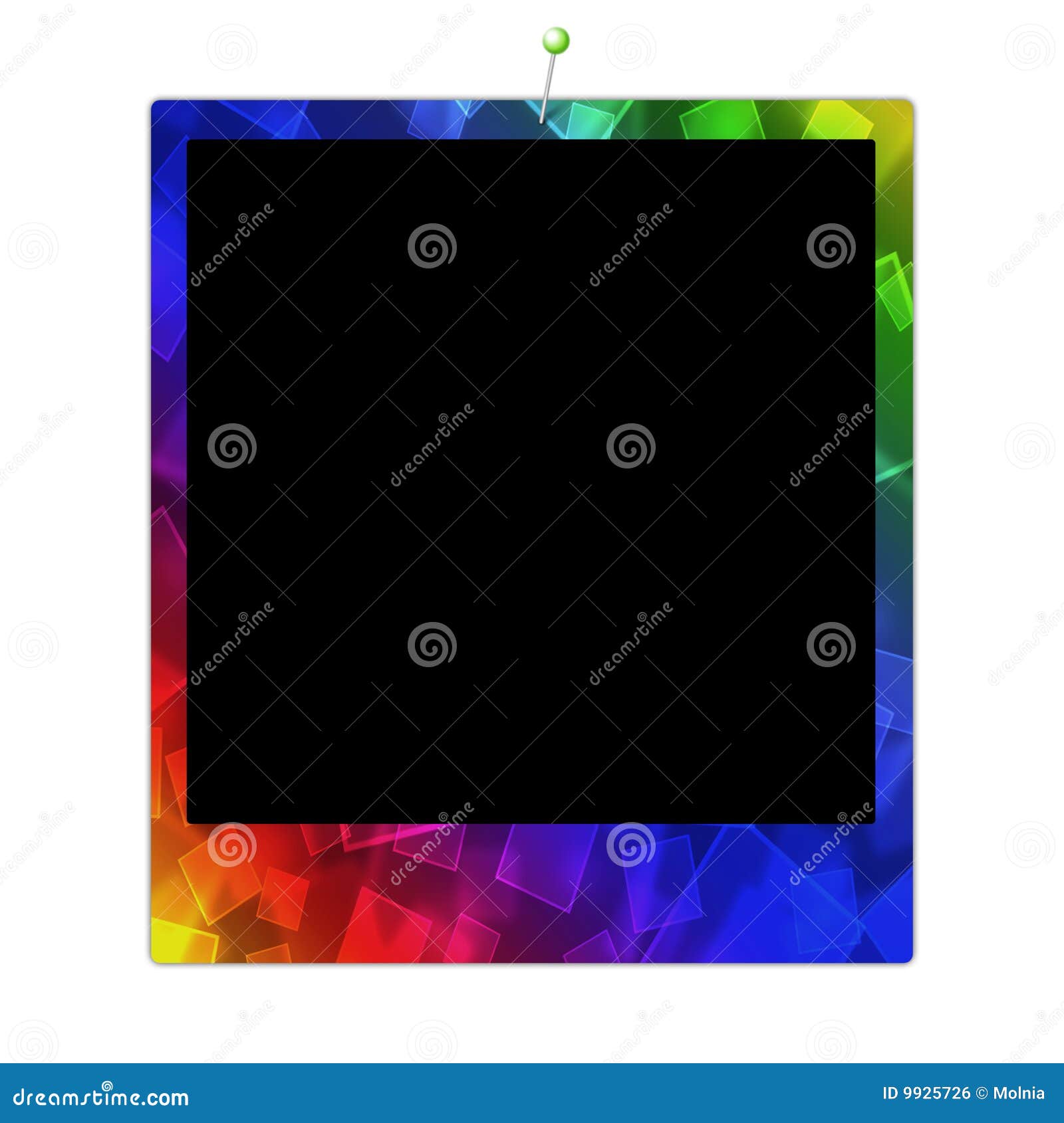 Rainbow Polaroid Photo Stands 