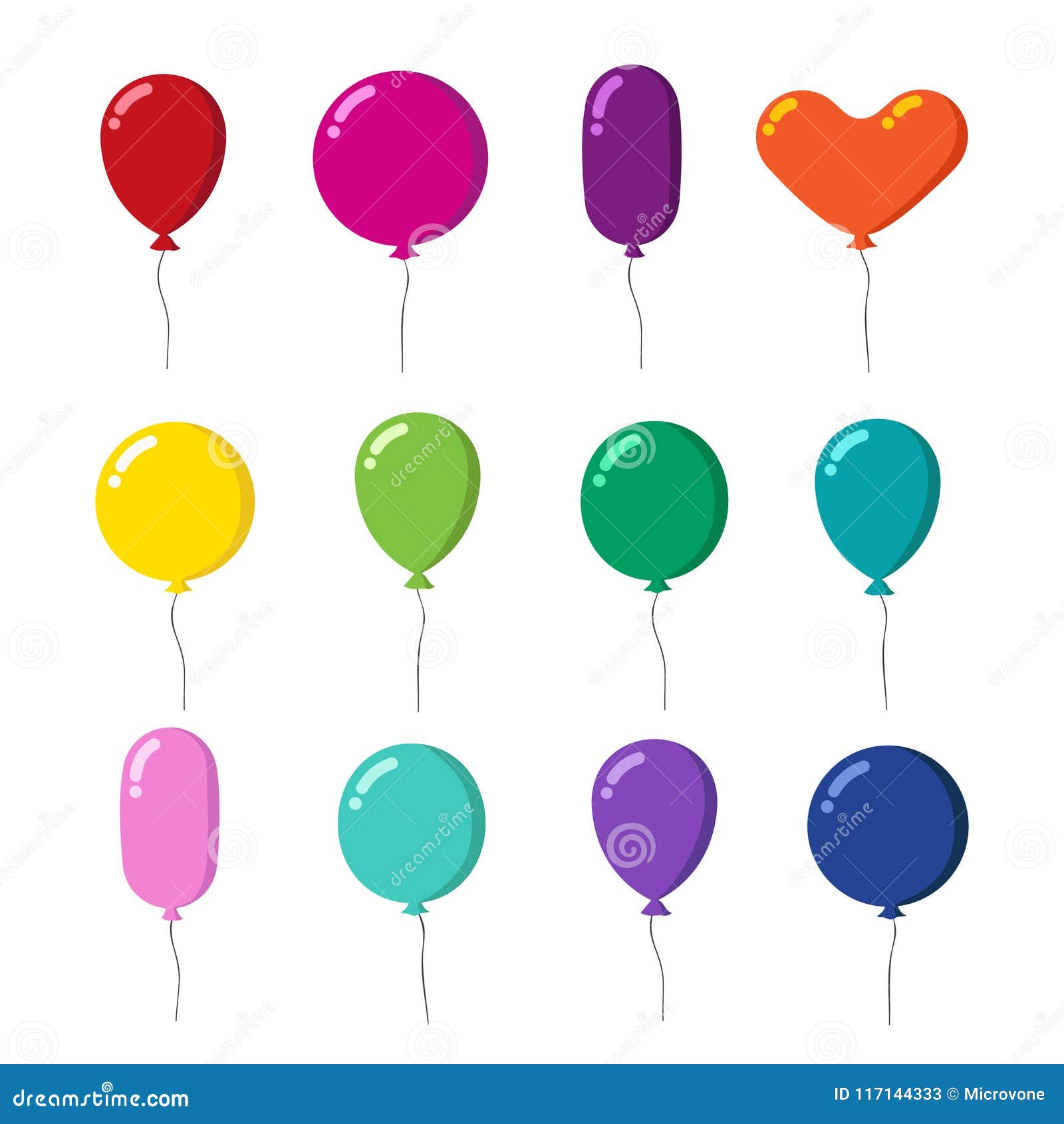 15537 Balloon String Stock Illustrations, Vectors & Clipart - Dreamstime