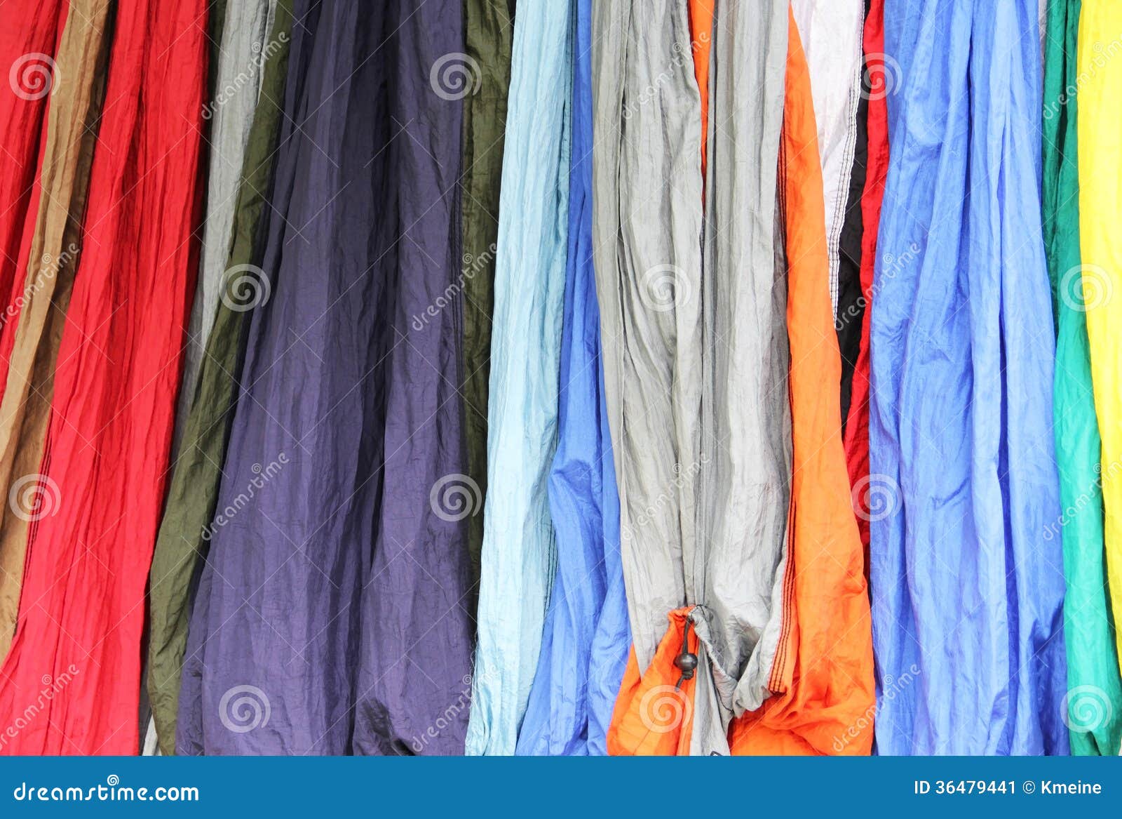 Color Selection of Nylon Fabrics Stock Image - Image of selection ...
