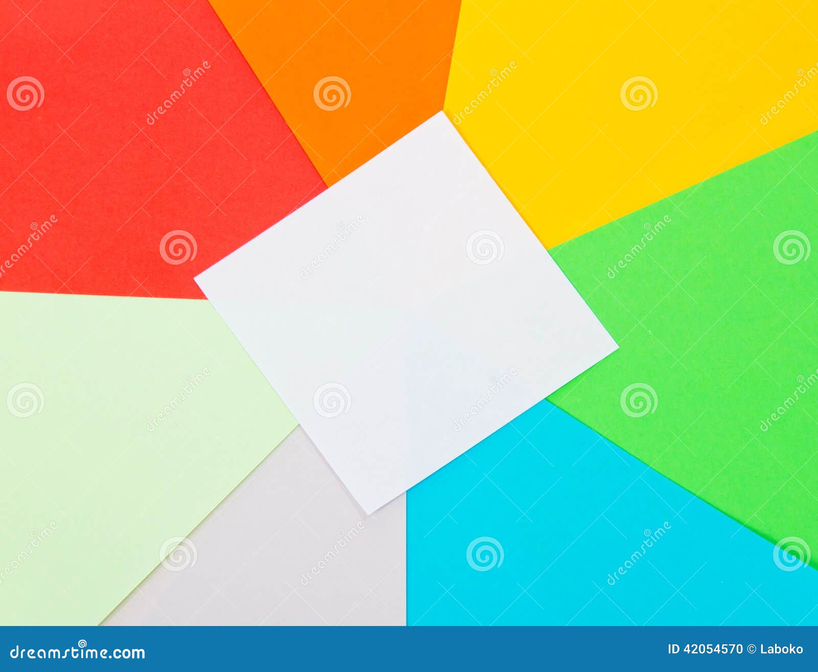 Color Sheets of Paper and White Card Stock Photo Image of texture