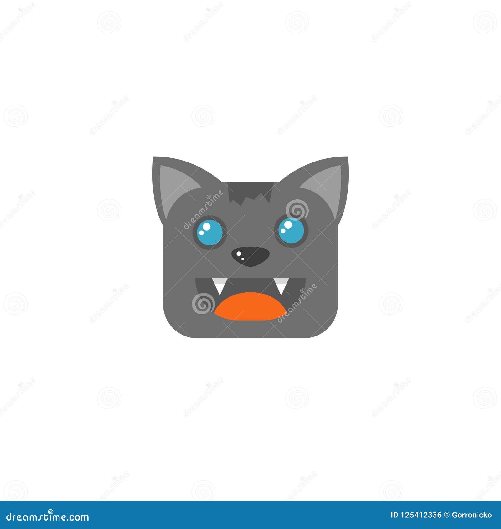Simple Vector Flat Art Square Cartoon Cat Face Icon Illustration Megapixl Simple Vector Flat Art Square Cartoon Cat Face Icon Illustration Megapixl