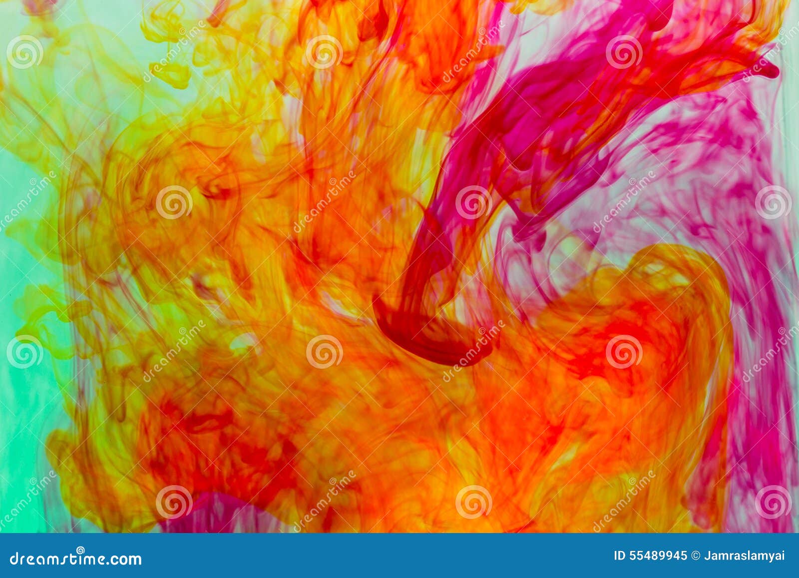The Color Spread on the Water Stock Image - Image of imagination, colors:  55489945
