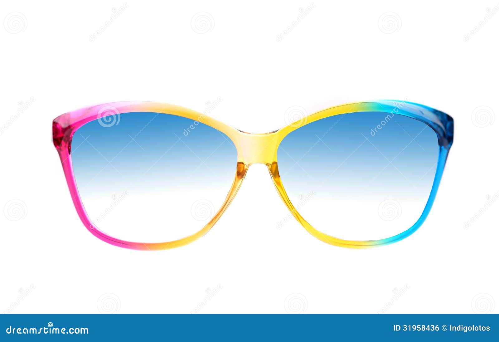 Color sunglasses stock photo. Image of colorful, fashion 31958436