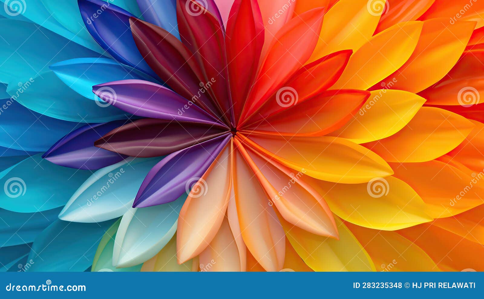 color symphony. vibrant palette and color theory in graphic . generative ai