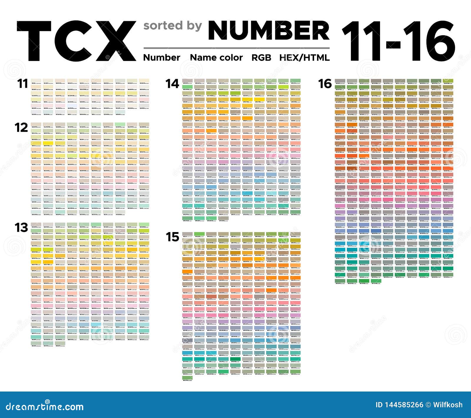 Html Named Colors Chart