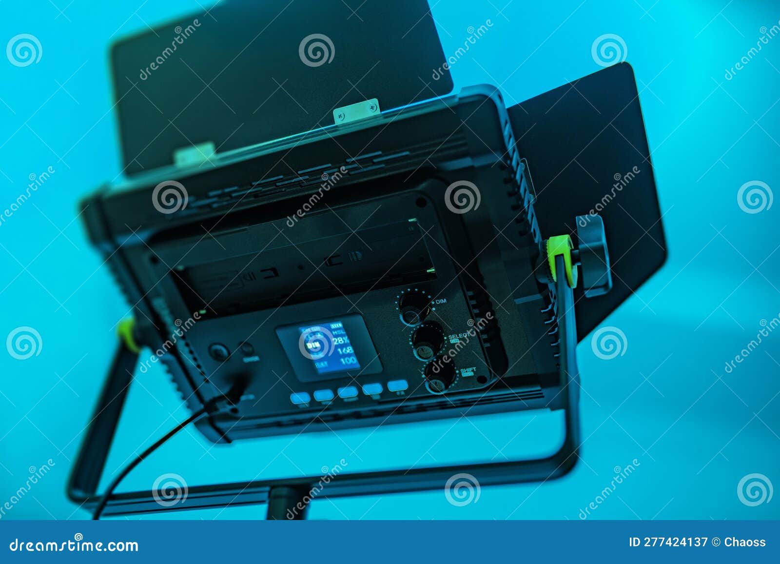 Color Video Light for Professional Video Filming Stock Image Image of