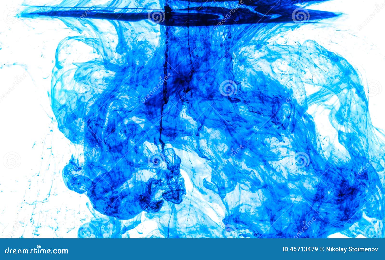 Color in water stock image. Image of dissolving, science - 45713479