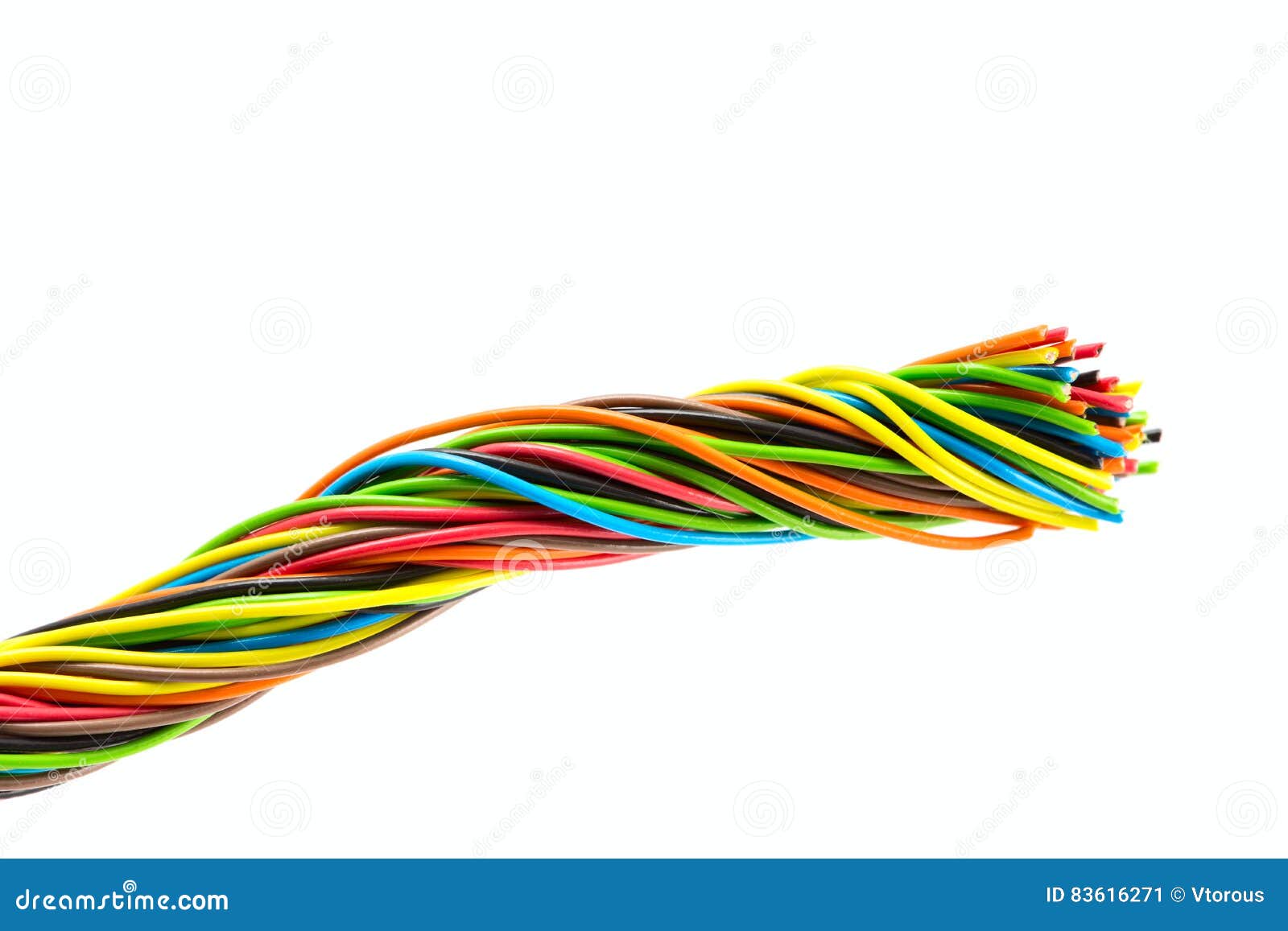 Color wire stock image. Image of industrial, multicolored 83616271