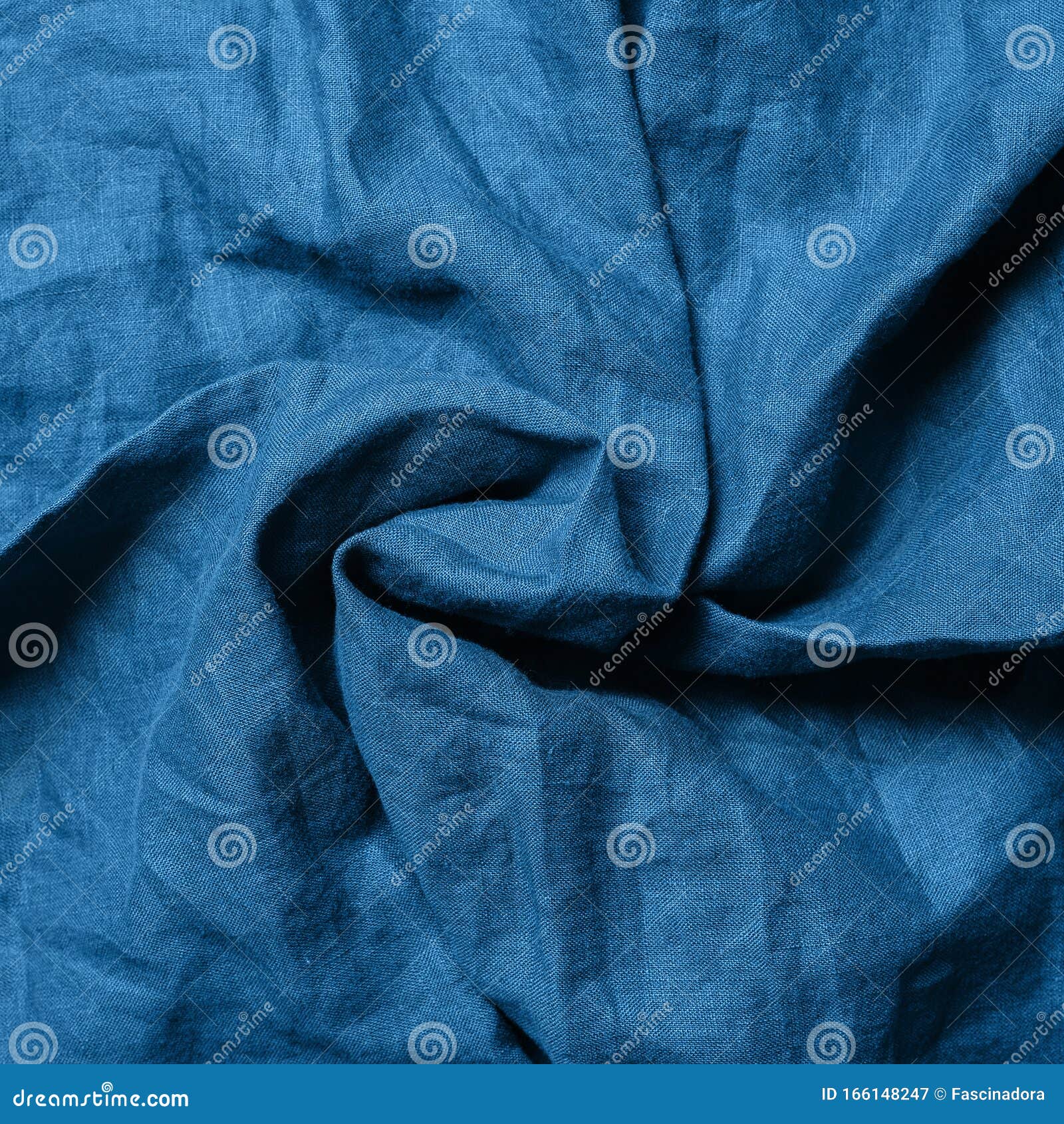 color of year 2020 classic blue linen texture background