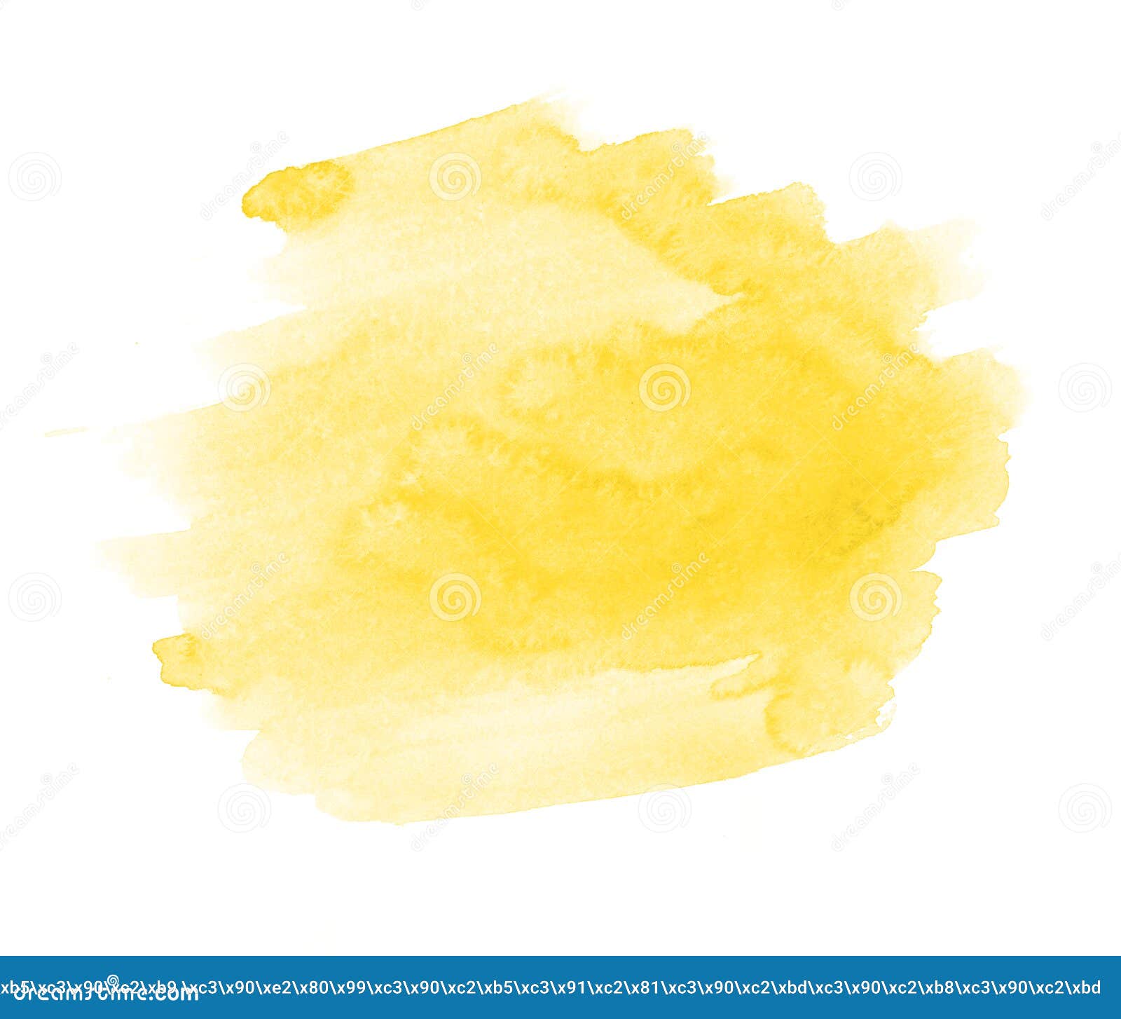 Yellow Watercolor Background