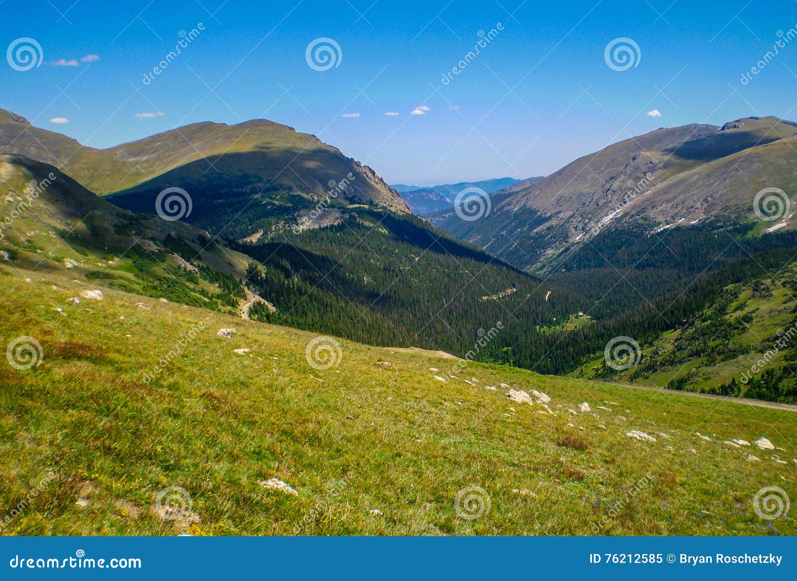 Colorado Late Summer Mountain Scene Stock Image - Image of state ...