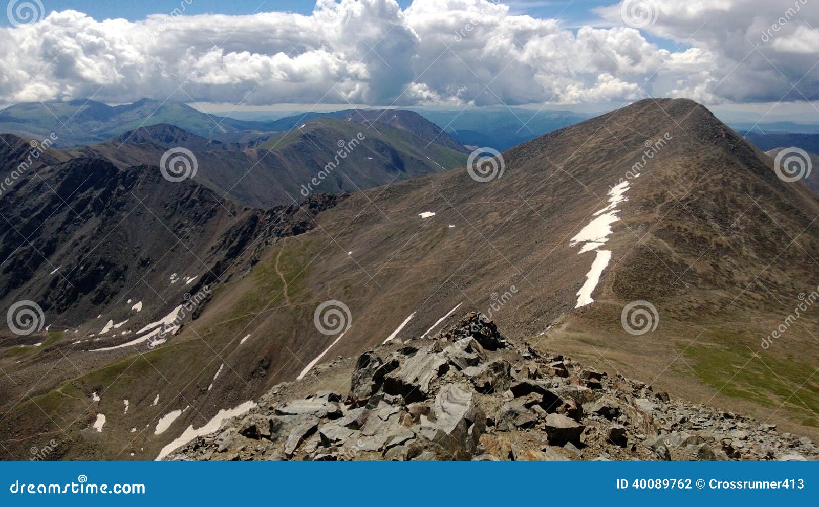 Colorado Peaks stock photo. Image of ridge, colorado - 40089762