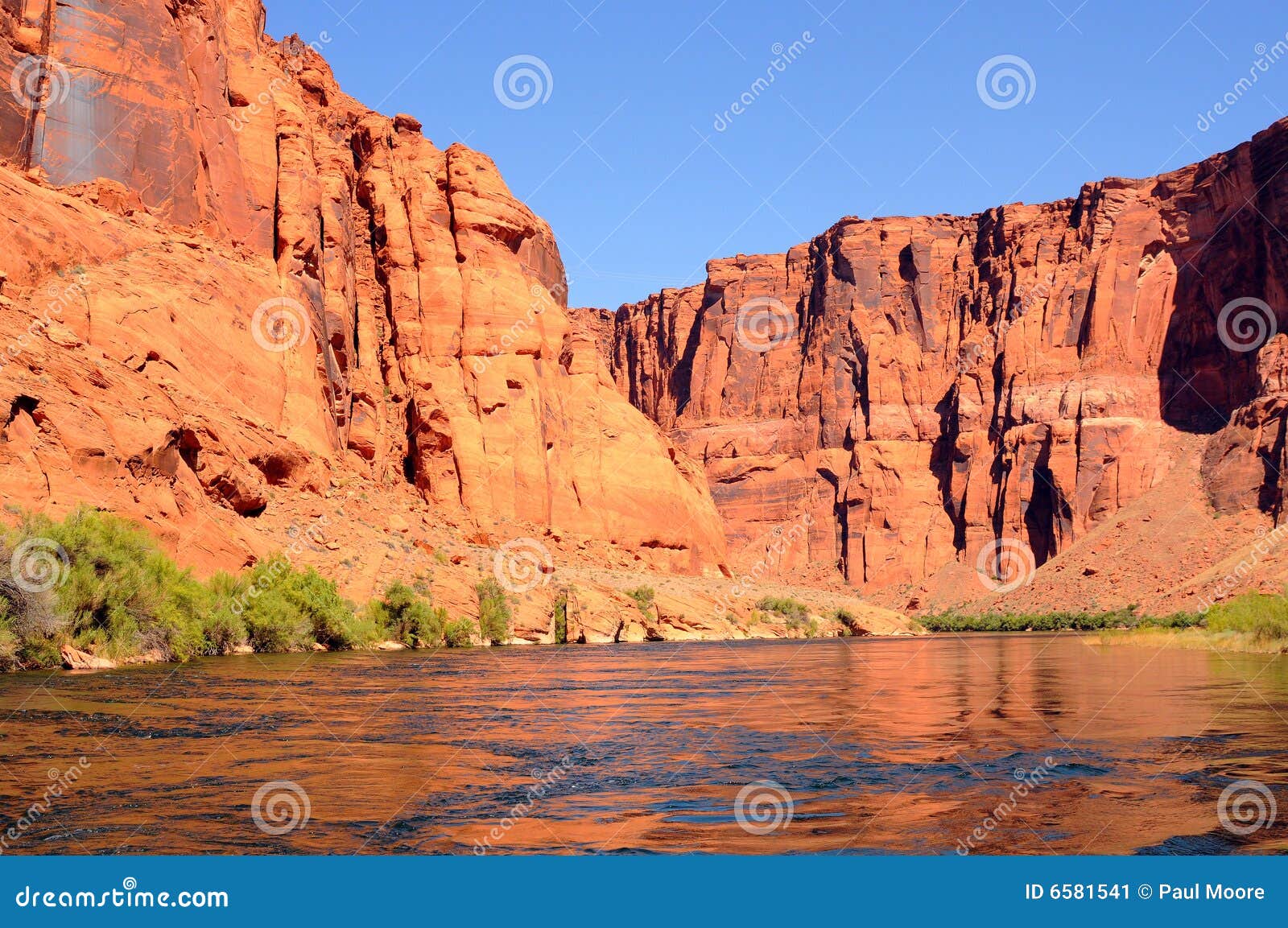 Colorado River Glen Canyon Stock Image Image Of Sculpted 6581541