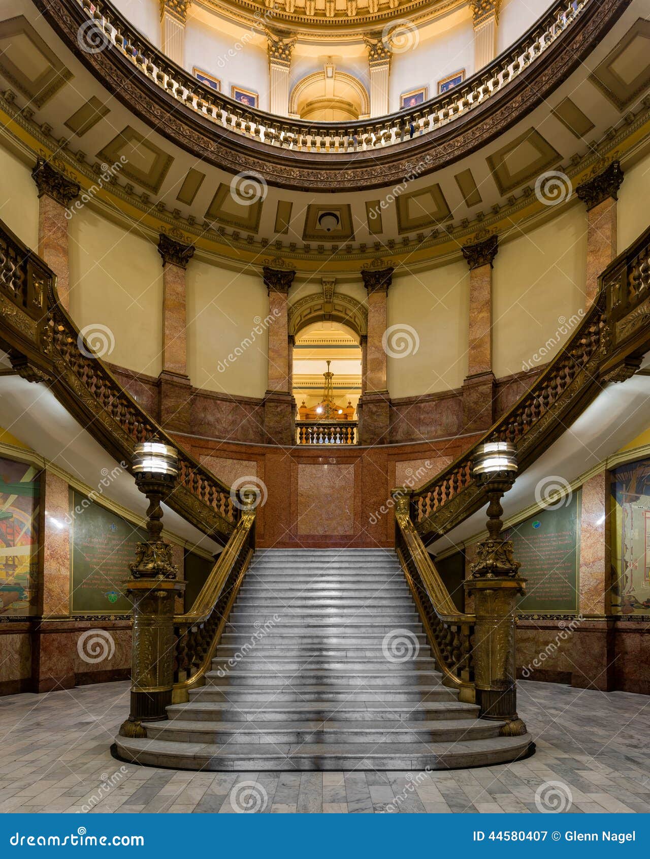 Colorado State Capitol Staircase Editorial Photography Image of state