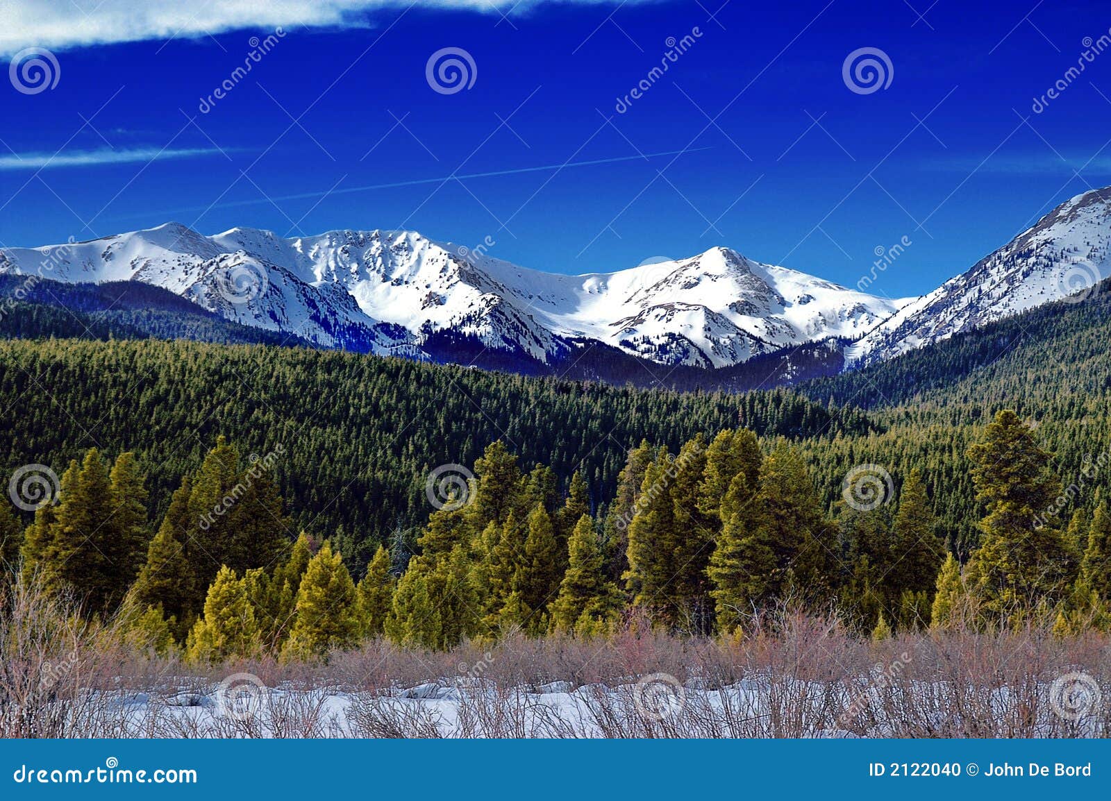 colorado winter landscape