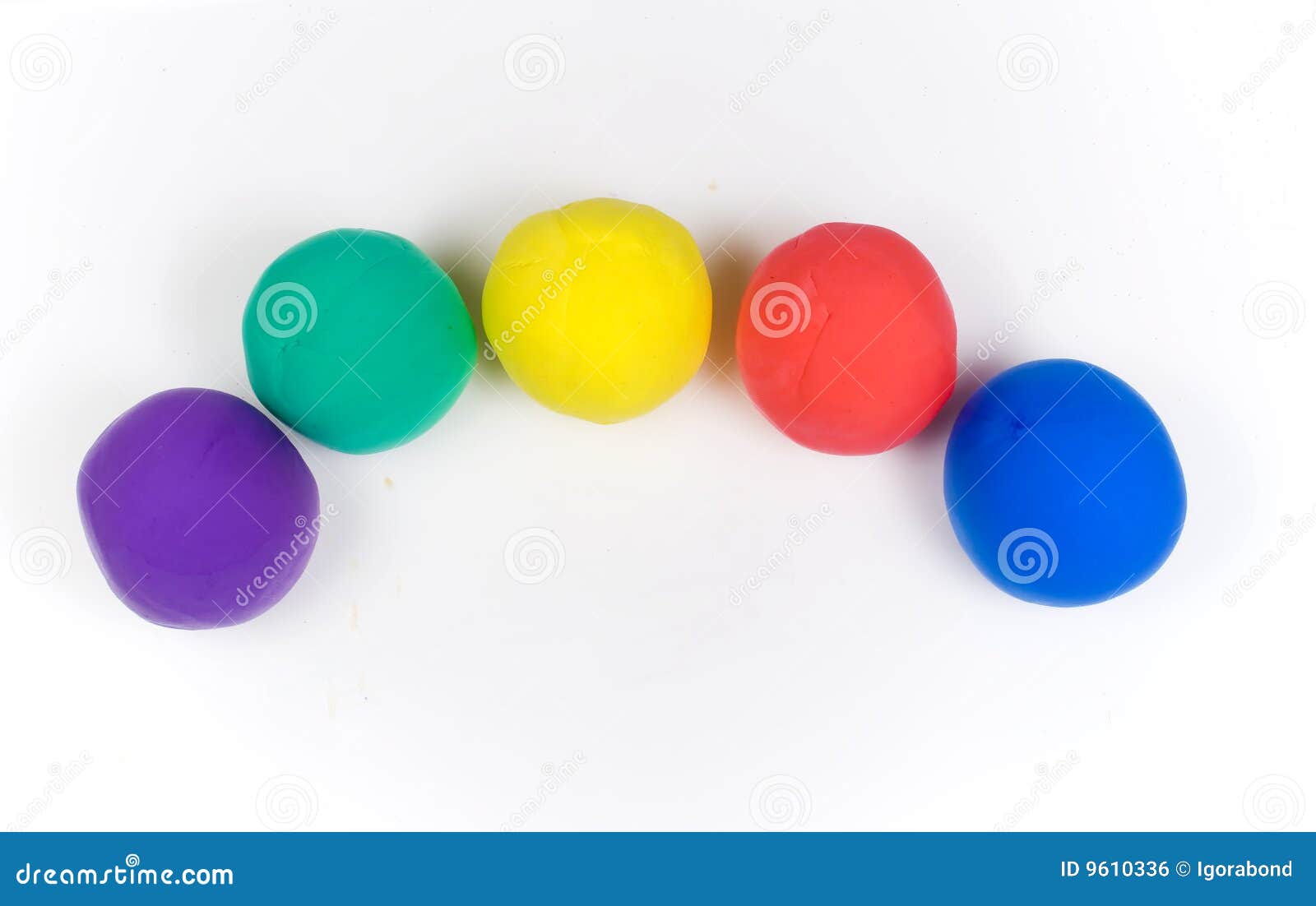 Colored balls of clay stock photo. Image of balls, colour 9610336