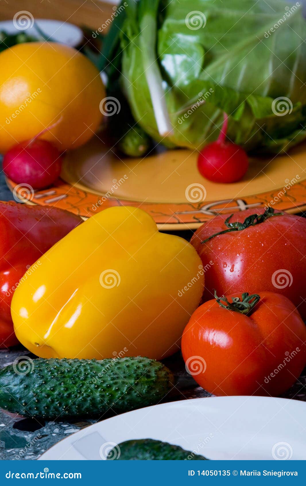 Colored Bright Rich Delicious Vegetables Stock Image Image of colored