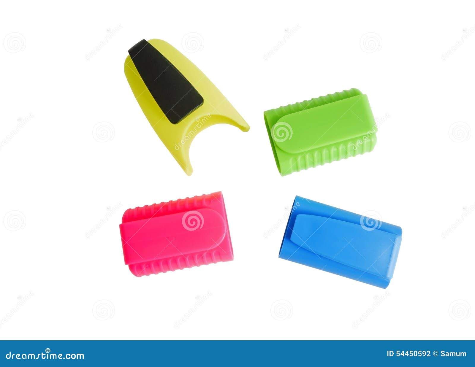 Colored cap markers stock photo. Image of element, abstract 54450592