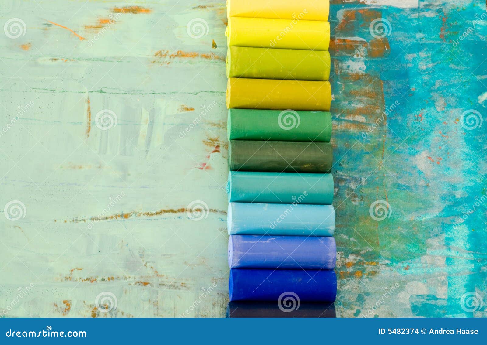 Colored chalk stock photo. Image of paint, colors, yellow - 5482374