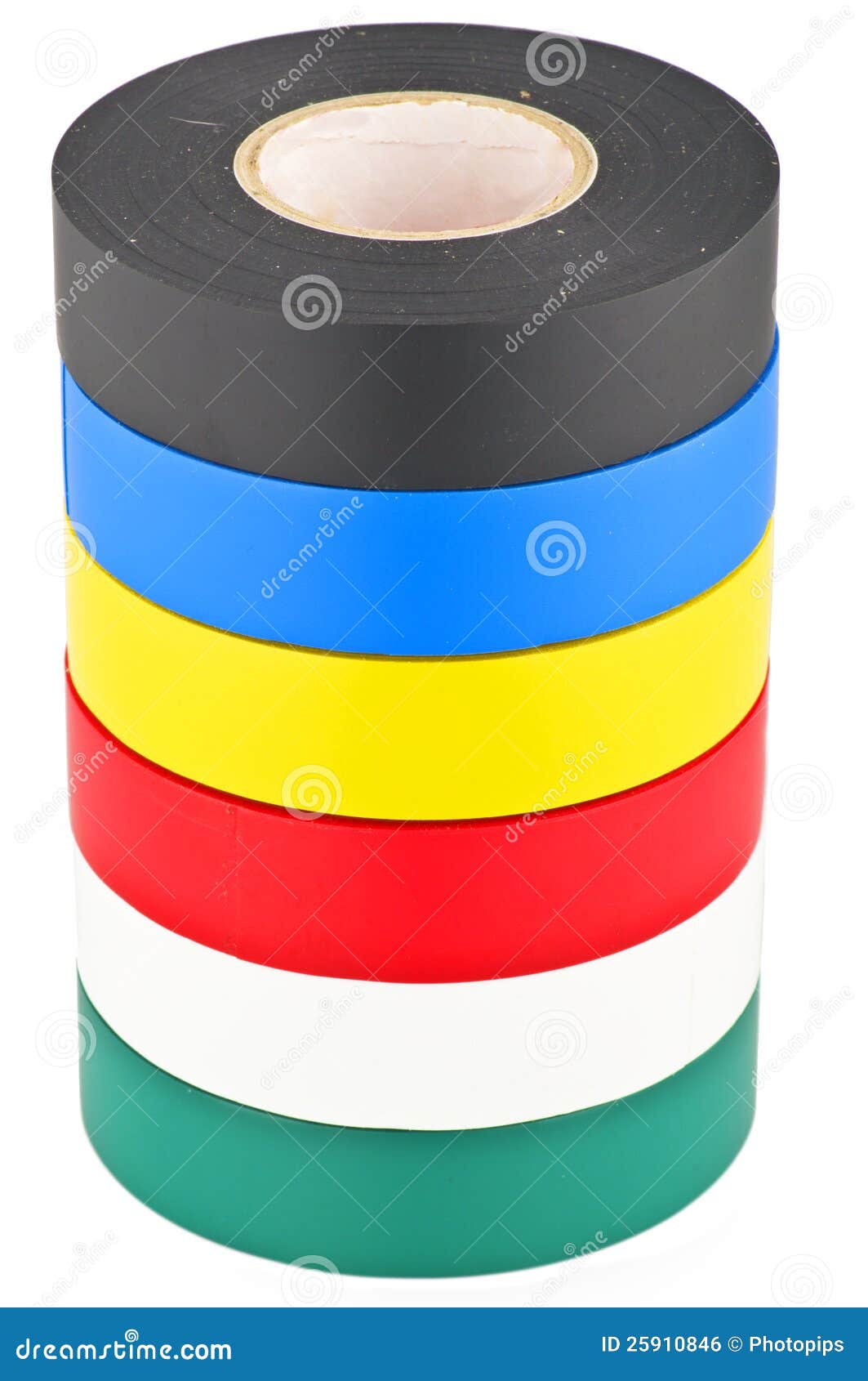 Colored duct tape stock photo. Image of separate, blue 25910846
