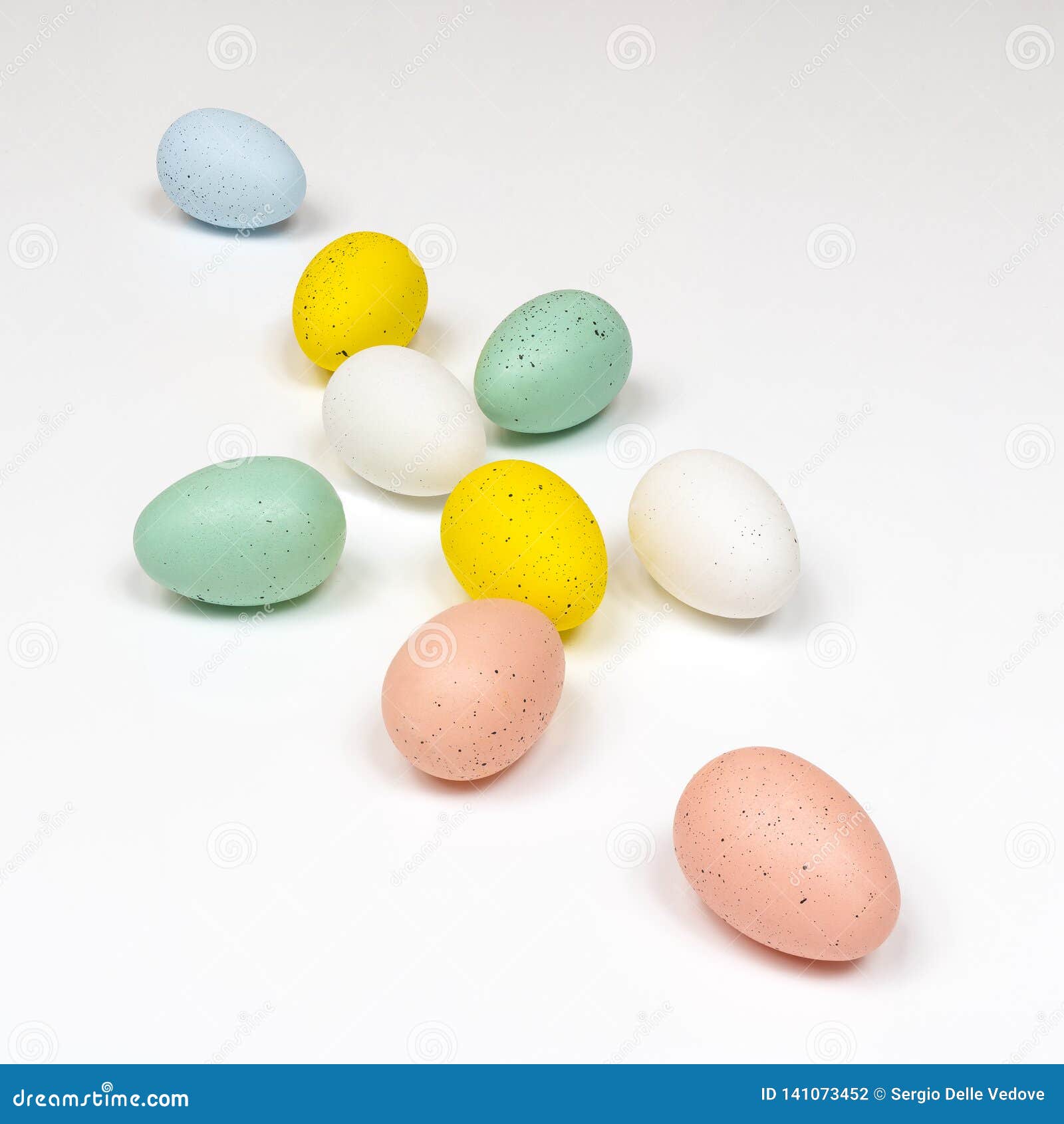 Colored easter eggs stock photo. Image of life, decorative - 141073452