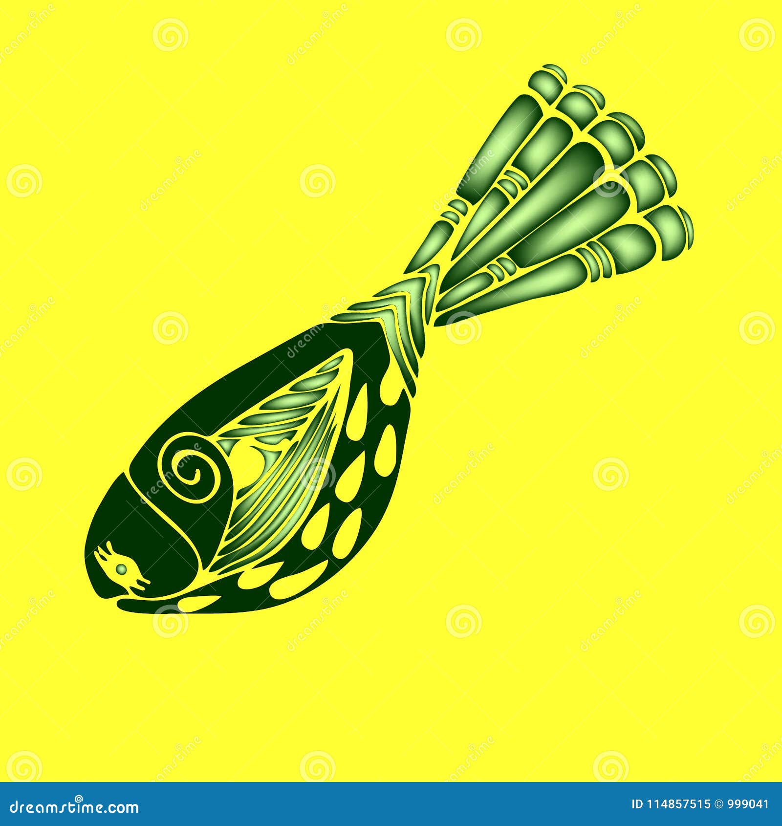 Download Decorative Colored Fish 3d Vector Illustration Eps10 Stock ...