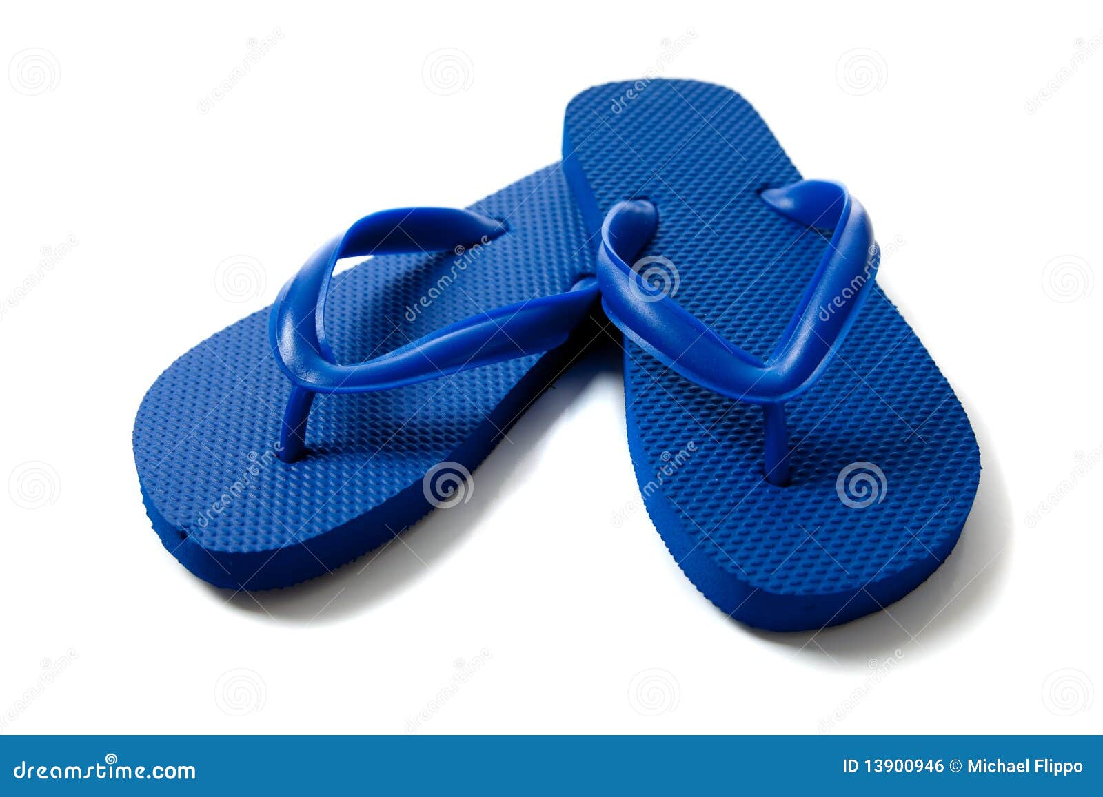 Colored Flipflops on a White Background Stock Photo - Image of summer ...