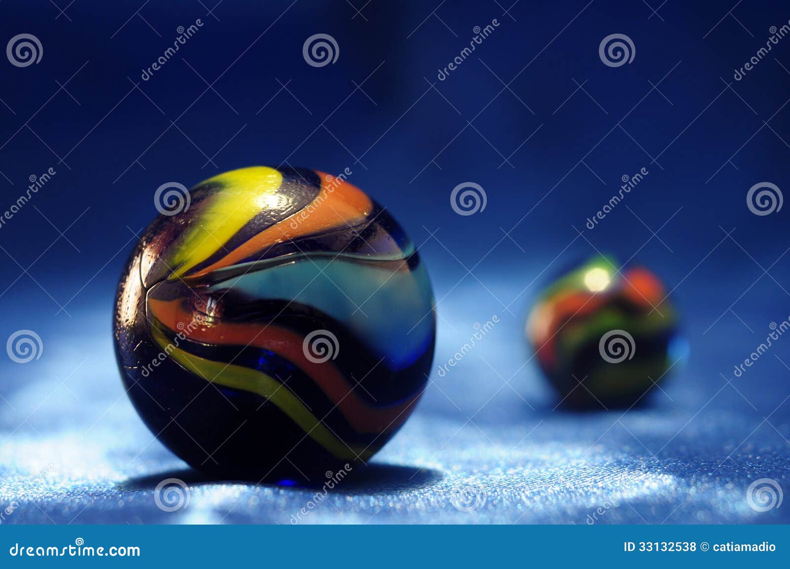 Colored glass spheres stock photo. Image of orange, macro 33132538