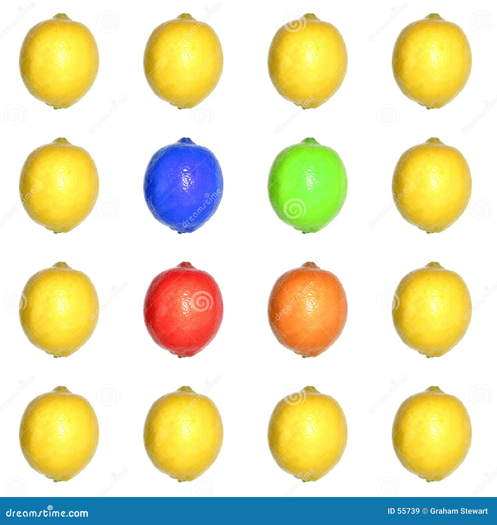 Colored Lemon Grid stock image. Image of citrus, white, tangy 55739