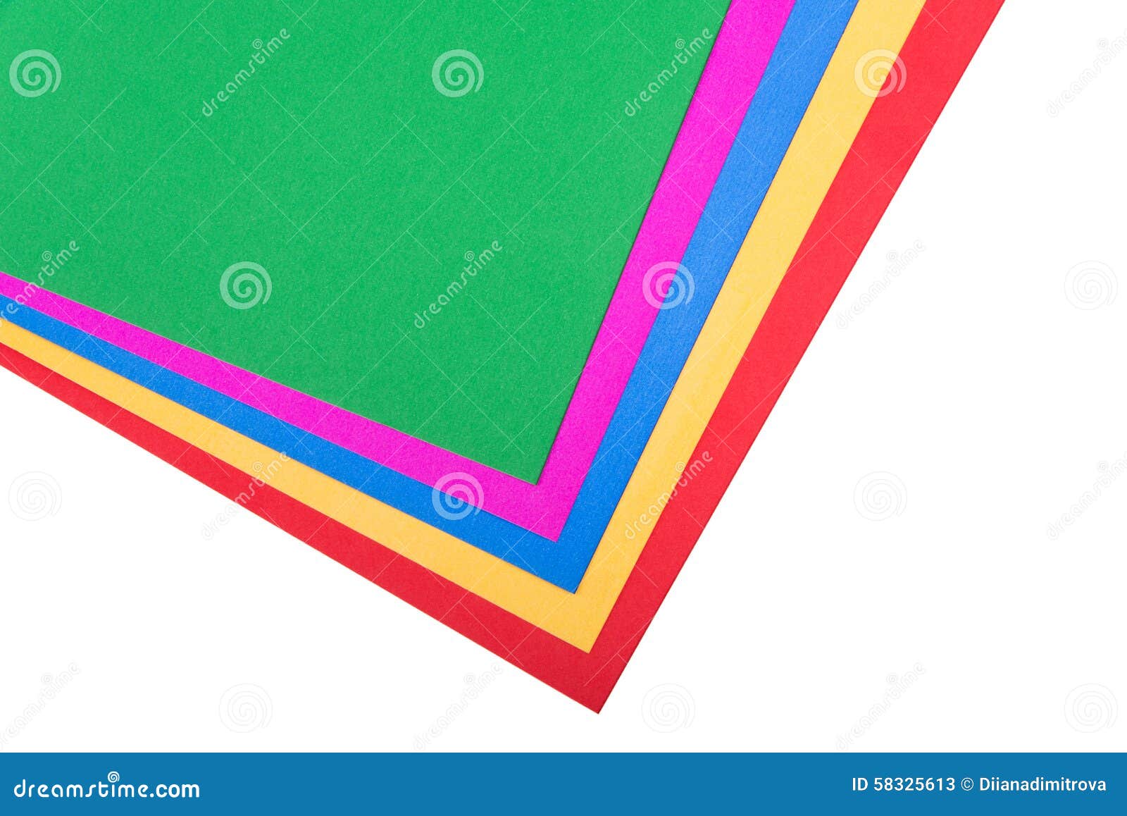 Colored paper stock image. Image of note, simplicity 58325613