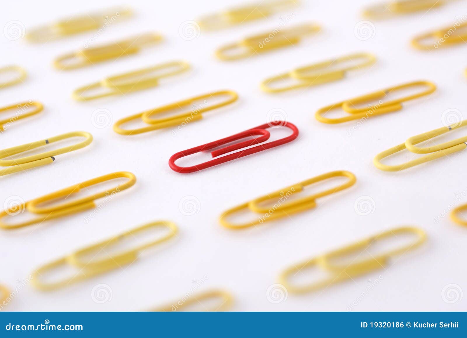Colored paper clip stock photo. Image of white, background 19320186