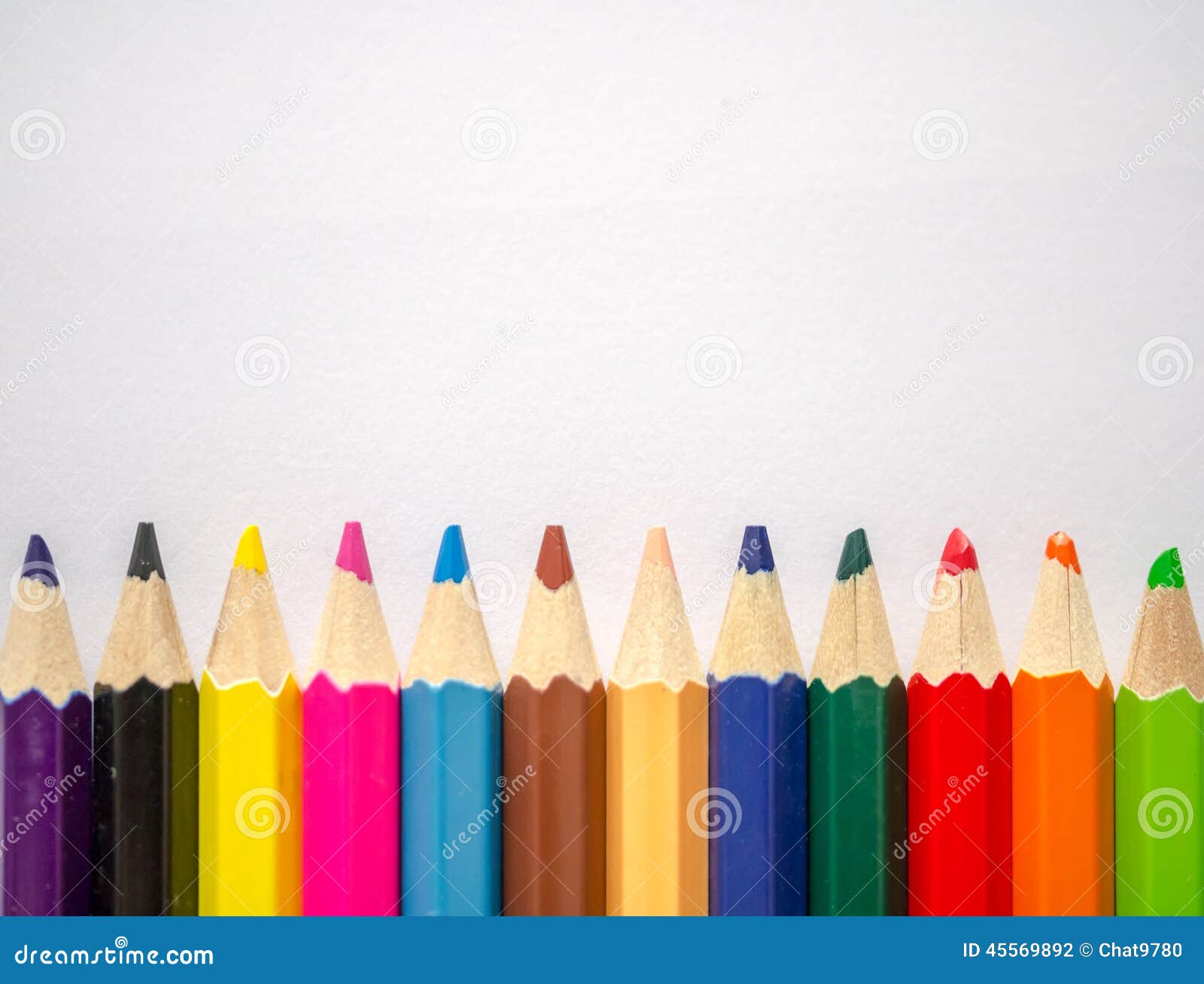 Colored Pencil Isolated on Grey Art Paper Stock Photo Image of creativity, light 45569892