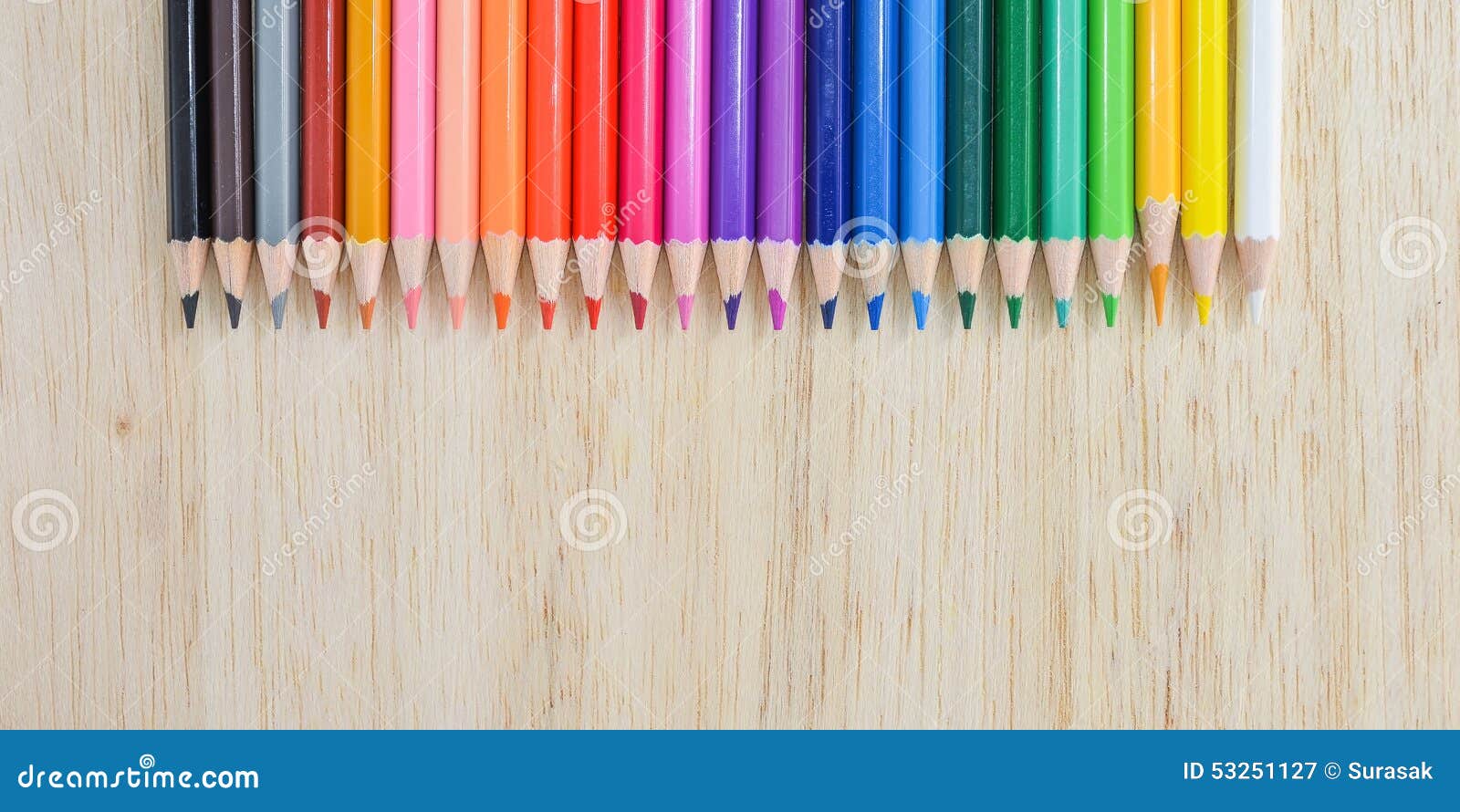 Colored pencil on wood stock image. Image of pattern 53251127