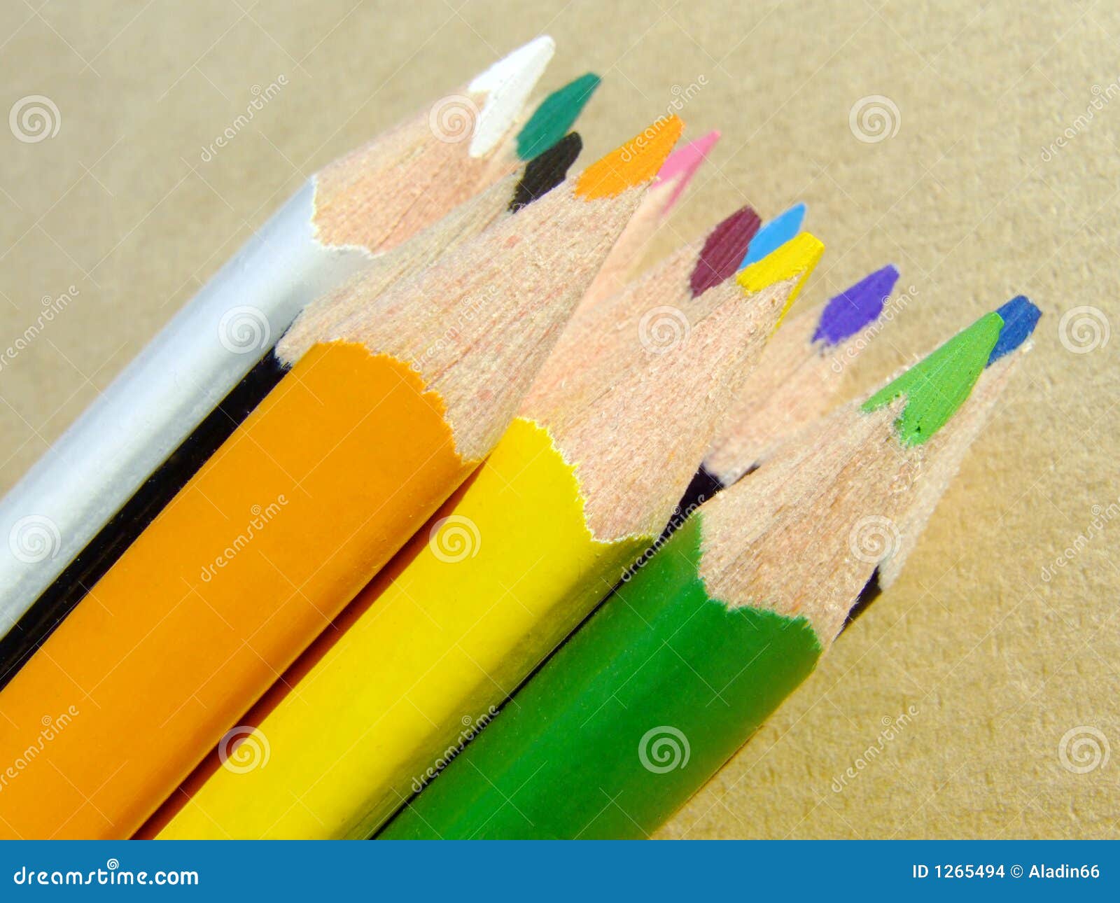 Colored pencils stock photo. Image of color, creative 1265494