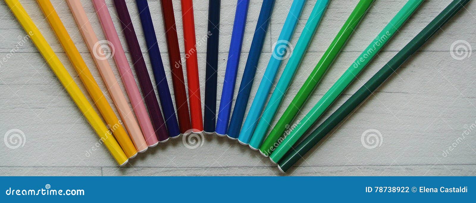 Colored Pencils Composition Stock Photo Image of crayons, black 78738922