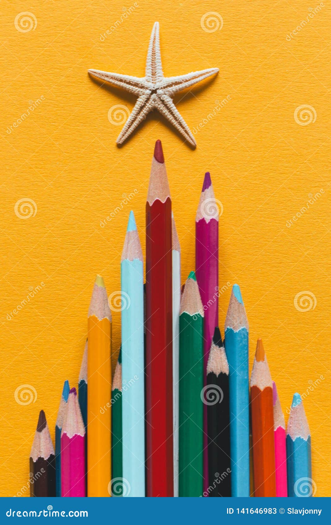 Drawing Pencils for Kids - Kindness Pencil Set - Three Yellow Starfish