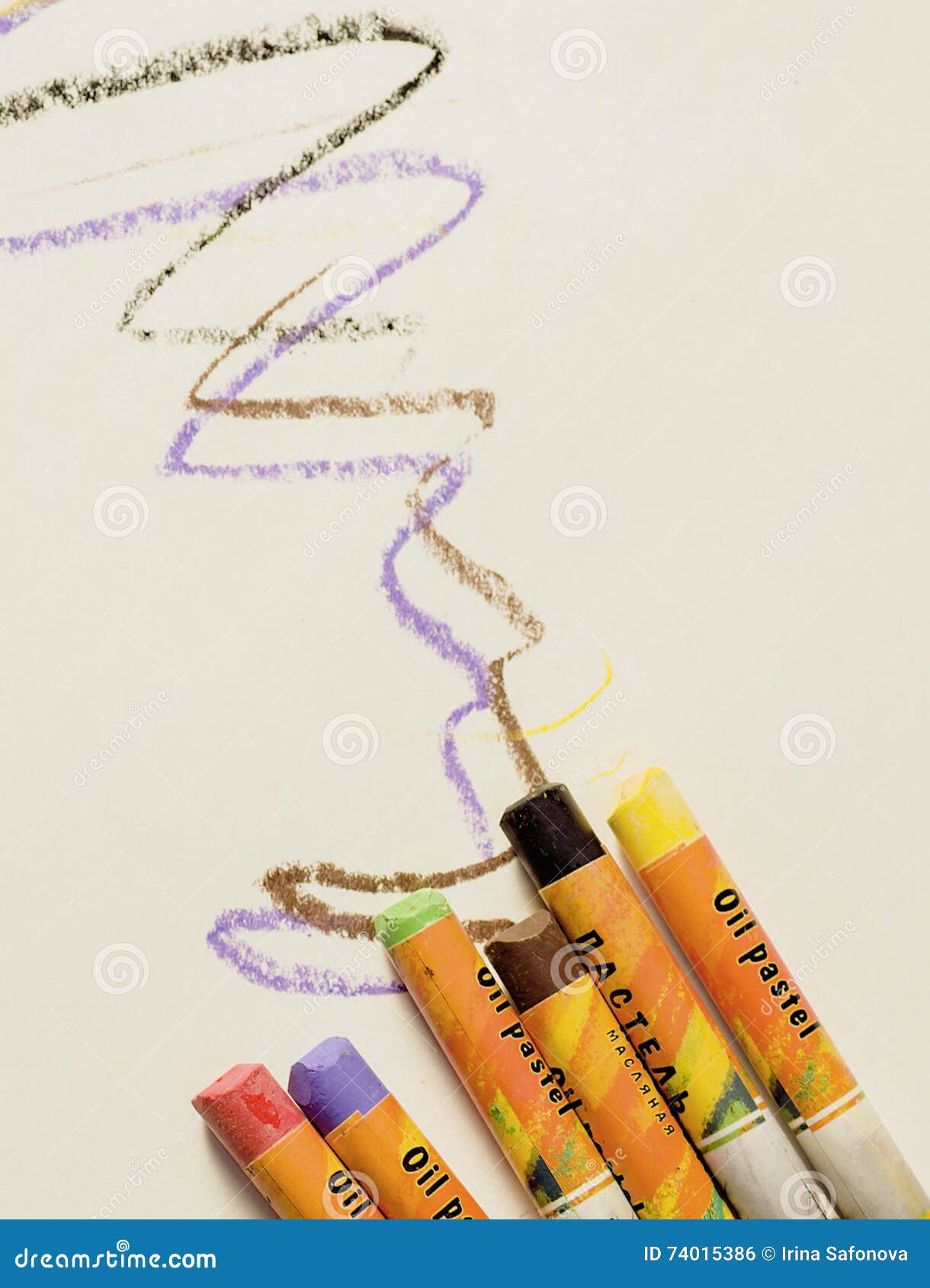 Colored Pencils for Painting Pastel Stock Photo Image of pattern