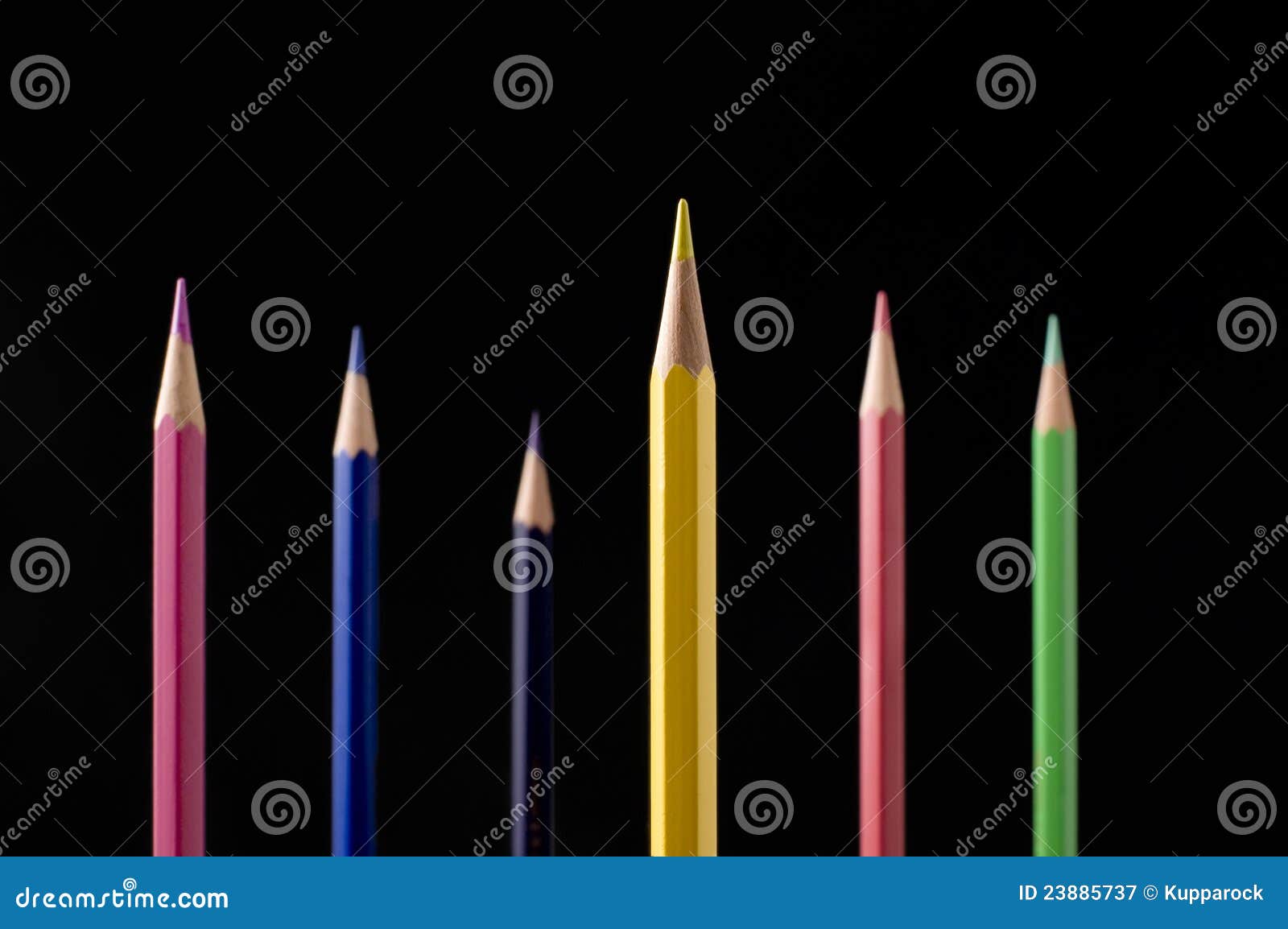 Colored pencils stand stock image. Image of objects, wood 23885737