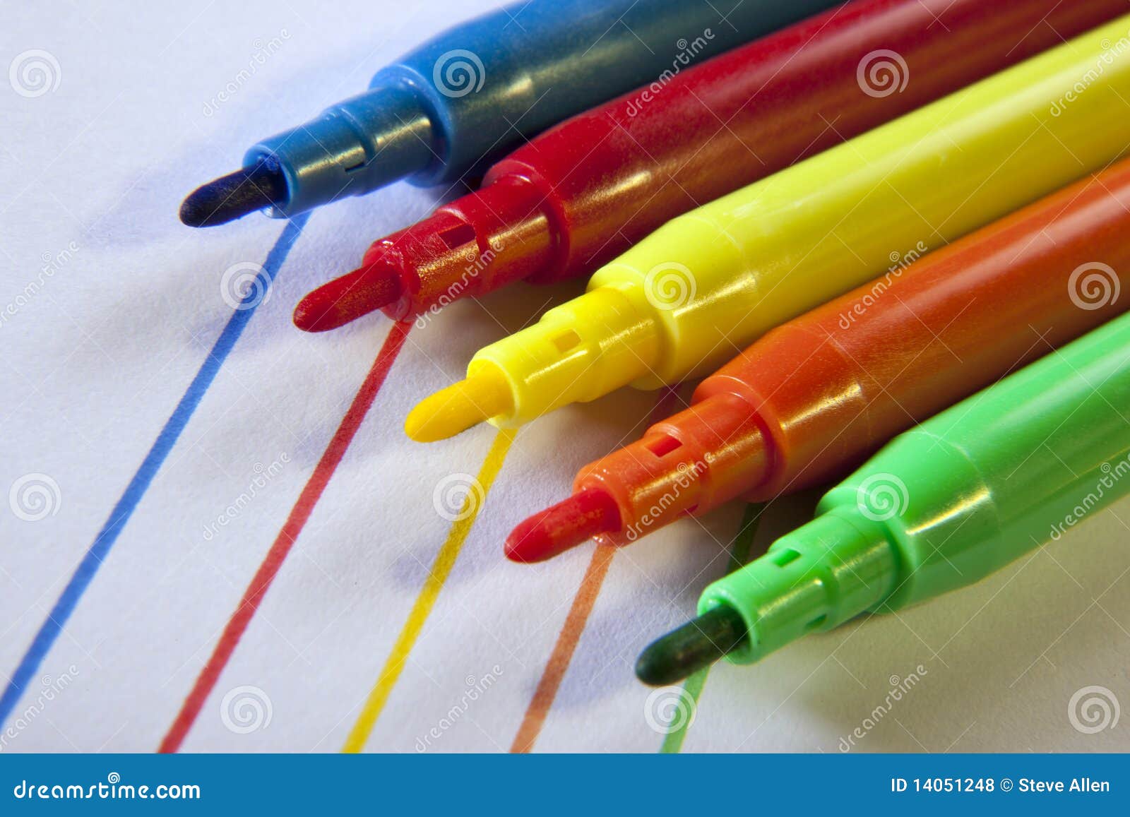 colored pens