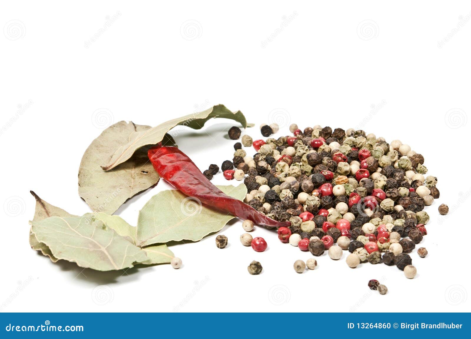 Colored peppercorns stock photo. Image of black, spice - 13264860